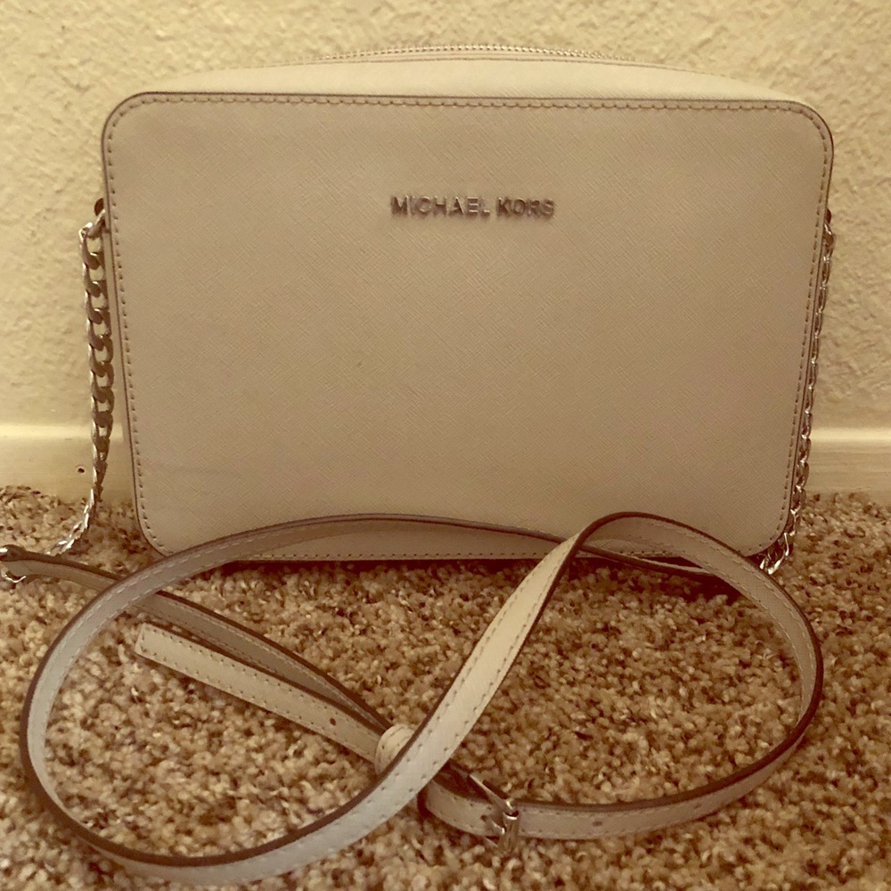 Michael Kors Ginny purse, RARE light stone/nude!
